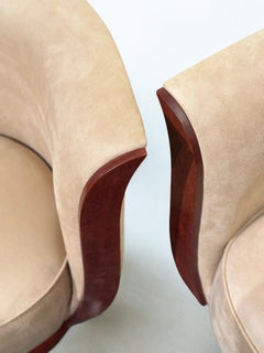 Pair Art Deco Tulip Lounge Chairs – Hôtel Le Malandre