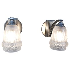 Pair Art Deco Wall Sconces by Charles Schnieder