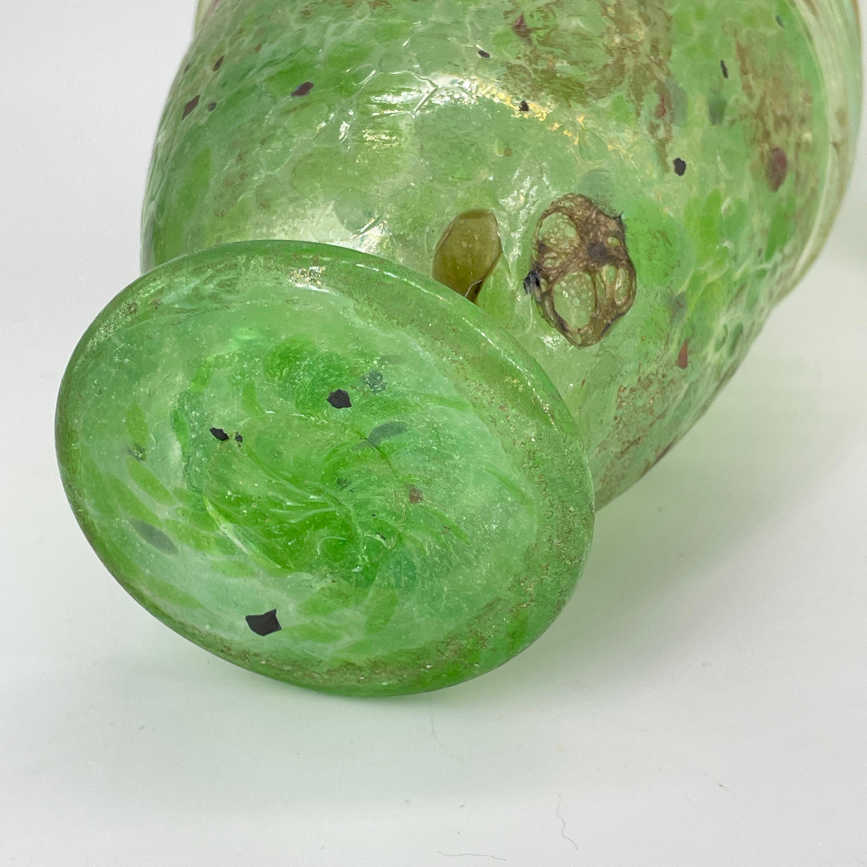 Paar Kunstglasvasen mundgeblasen romanisch wie Scavo Cenedese Venini Murano im Angebot 7