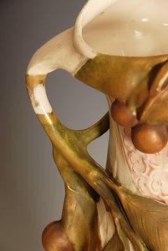 Pair of Art Nouveau Royal Dux Vases