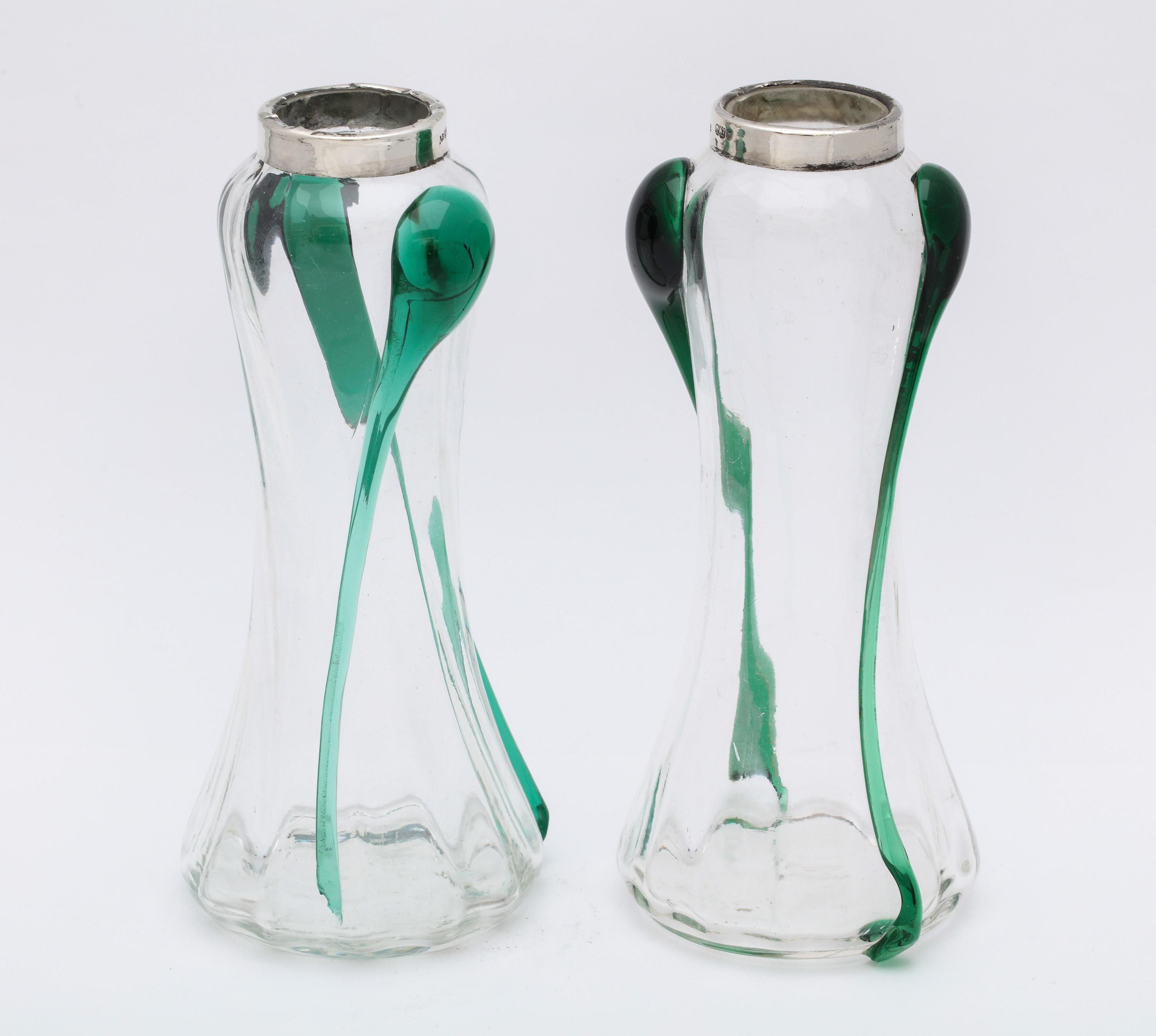 blown glass bud vase