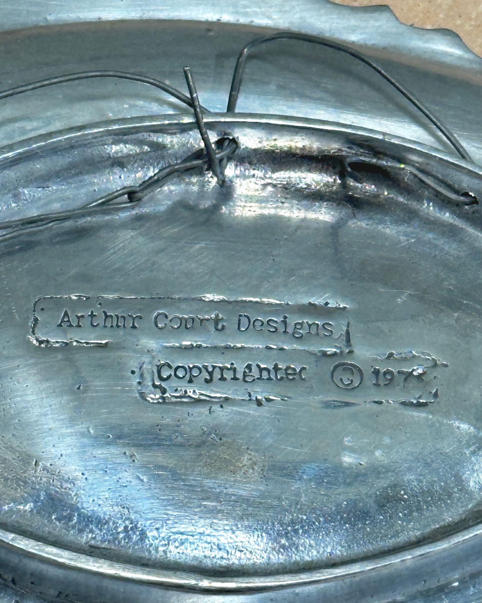 Pair Arthur Court Polished Aluminum Fish Tray/Serving Platter, 1975 For Sale 5