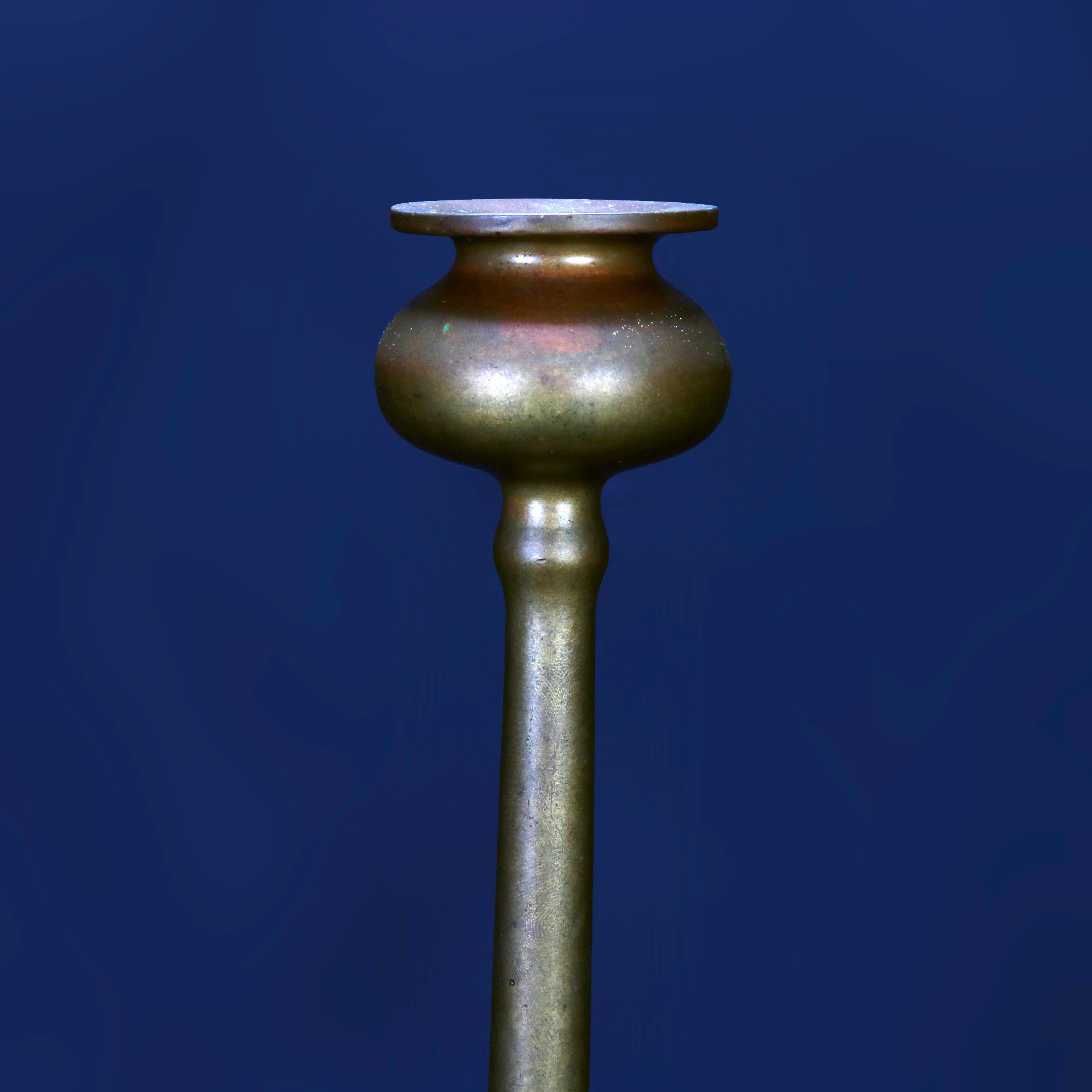 mission style candle holders