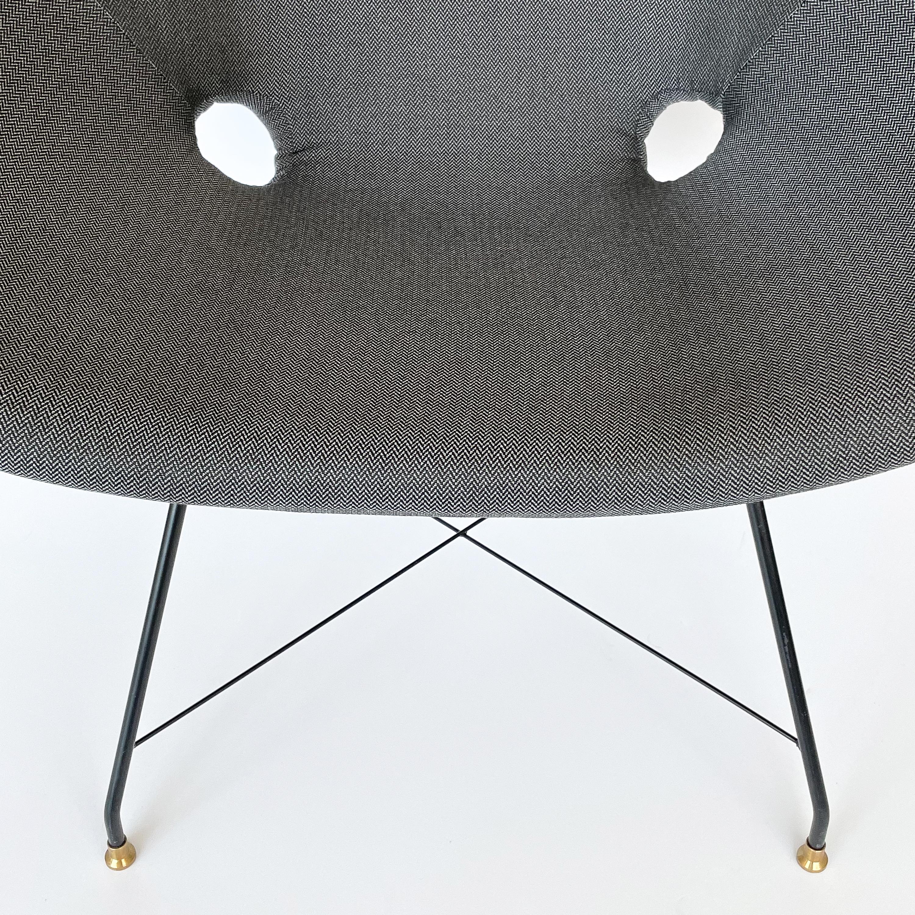 Pair of Augusto Bozzi Cosmos Lounge Chairs for Saporiti 9