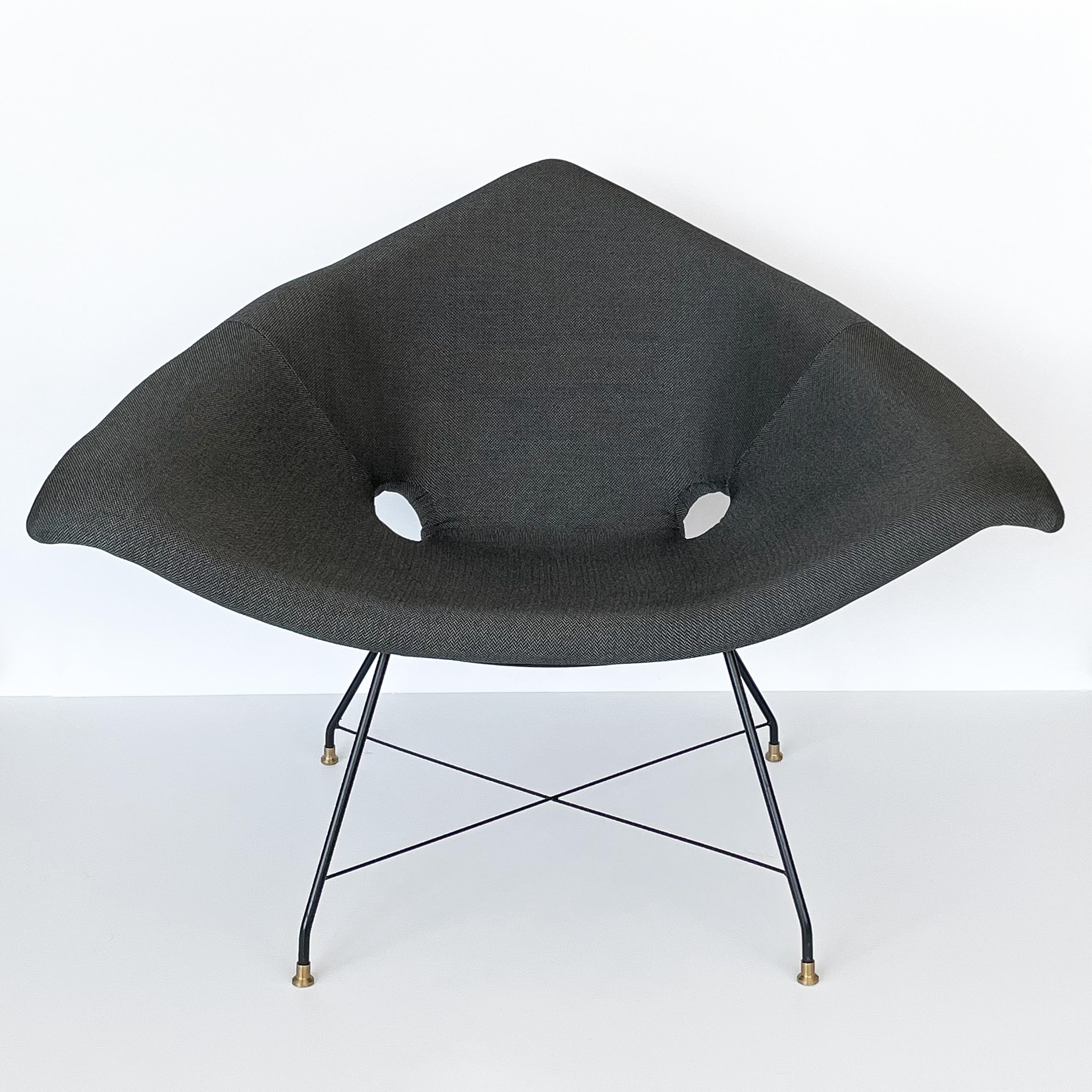Pair of Augusto Bozzi Cosmos Lounge Chairs for Saporiti 12