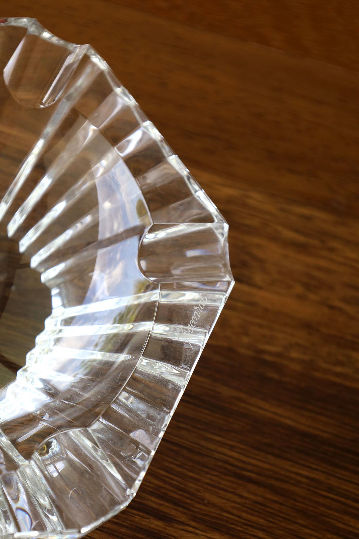 Pareja de ceniceros de cristal de Baccarat en venta 4
