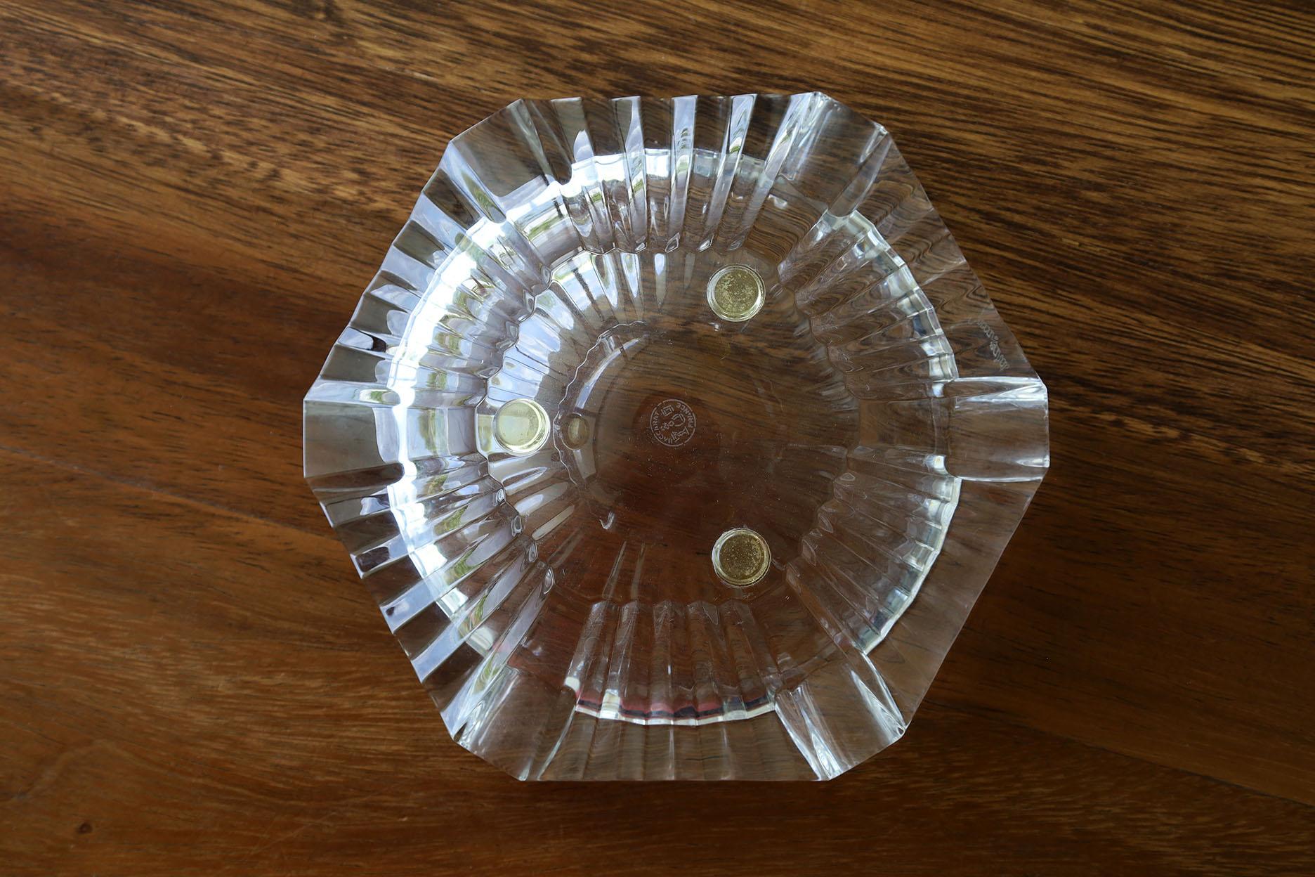 Pareja de ceniceros de cristal de Baccarat en venta 6
