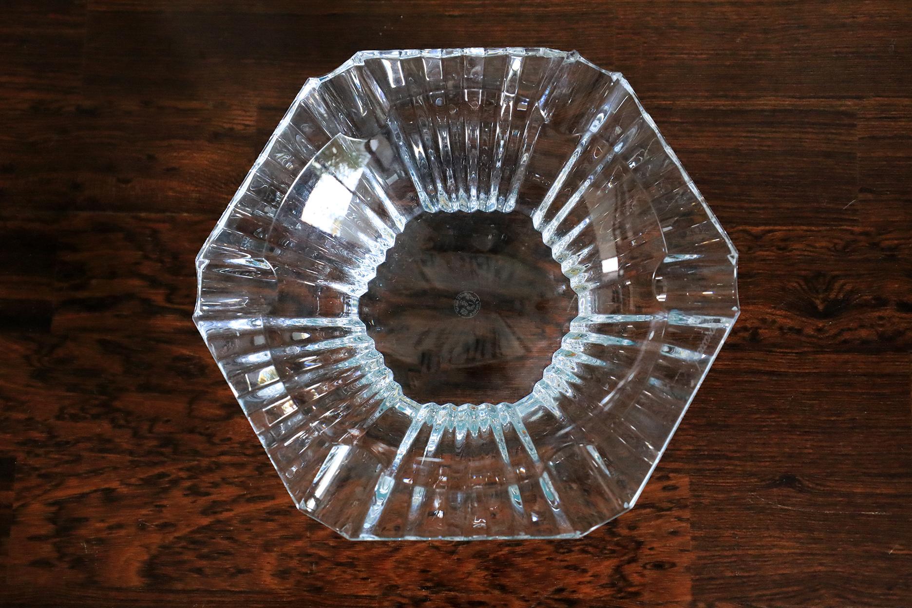 Pareja de ceniceros de cristal de Baccarat Cristal en venta