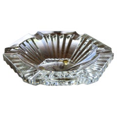 Pareja de ceniceros de cristal de Baccarat