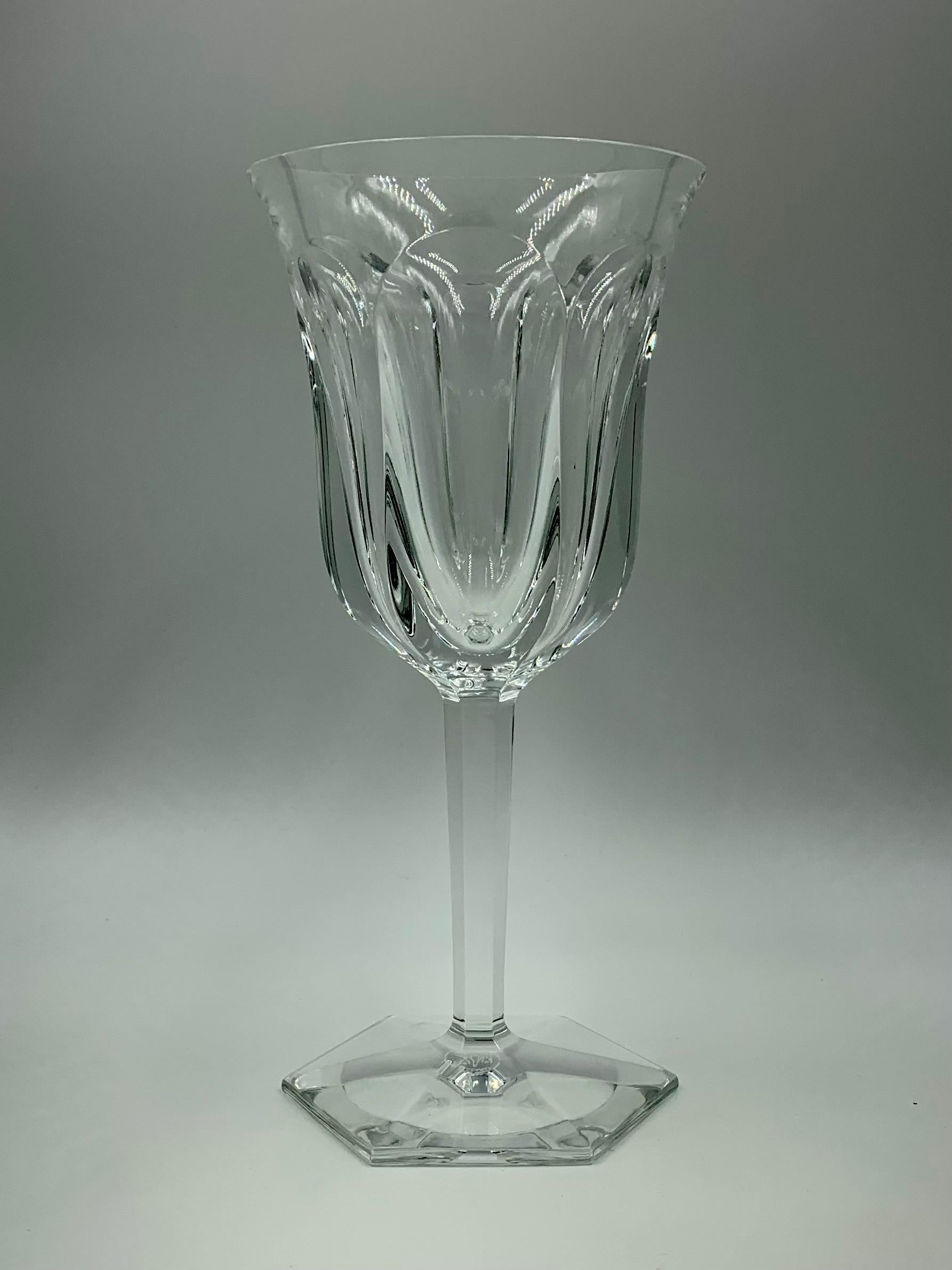 Named after the famed Chateau de Malmaison, Empress Josephine's favorite residence, this is one of Baccarat's most elegant designs. Josephine purchased Malmaison while Napoleon was away in Egypt in 1799. The castle was decorated by Percier and