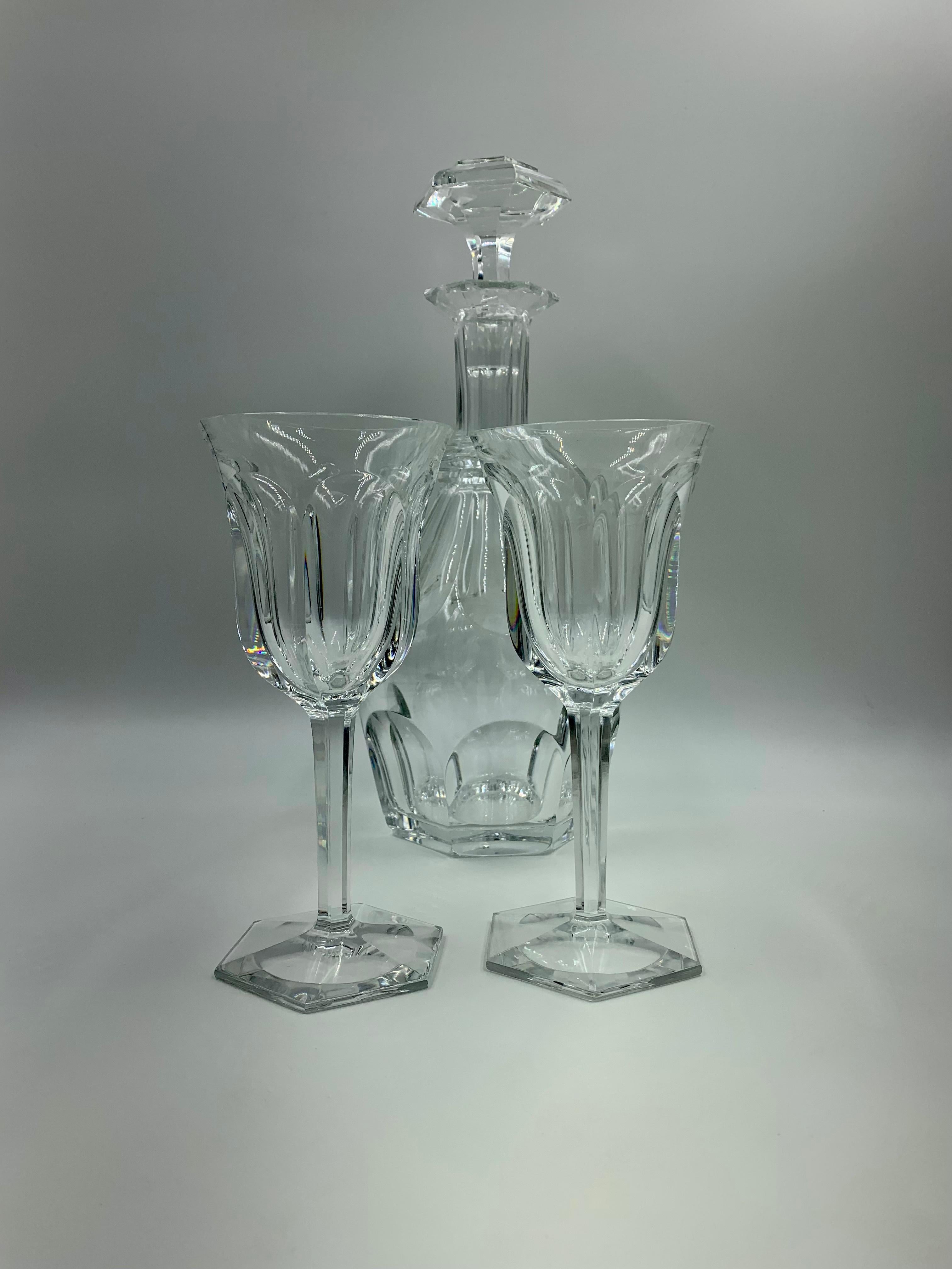 Named after the famed Chateau de Malmaison, Empress Josephine's favorite residence, this is one of Baccarat's most elegant designs. Josephine purchased Malmaison while Napoleon was away in Egypt in 1799. The castle was decorated by Percier and