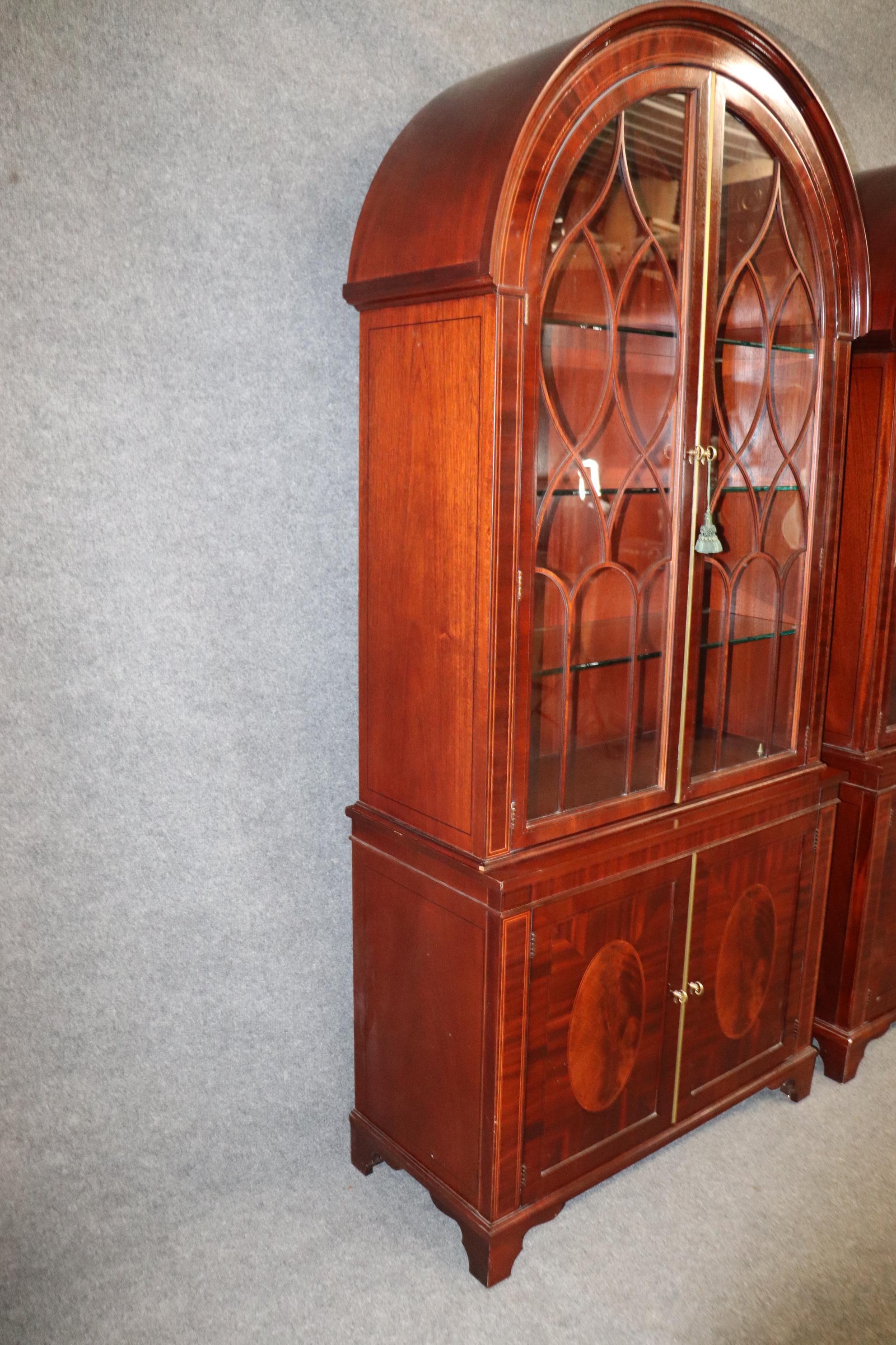 Pair Baker Historic Charleston Collection Mahogany China