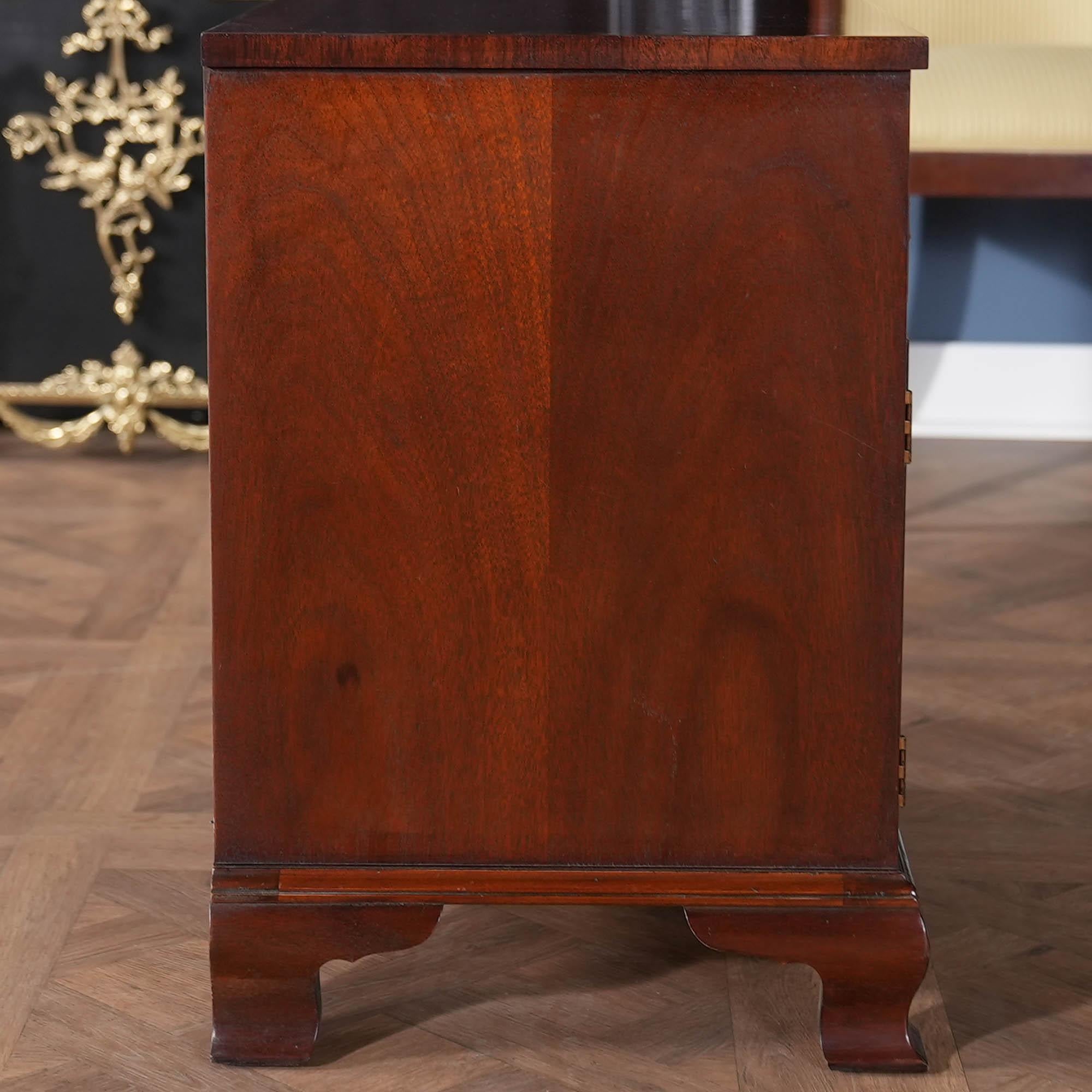 PAIR Baker Mahogany Night Stands For Sale 7