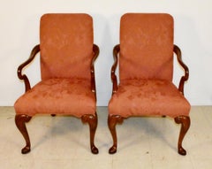 Pair Baker Side Chairs From The Stately Homes Collection