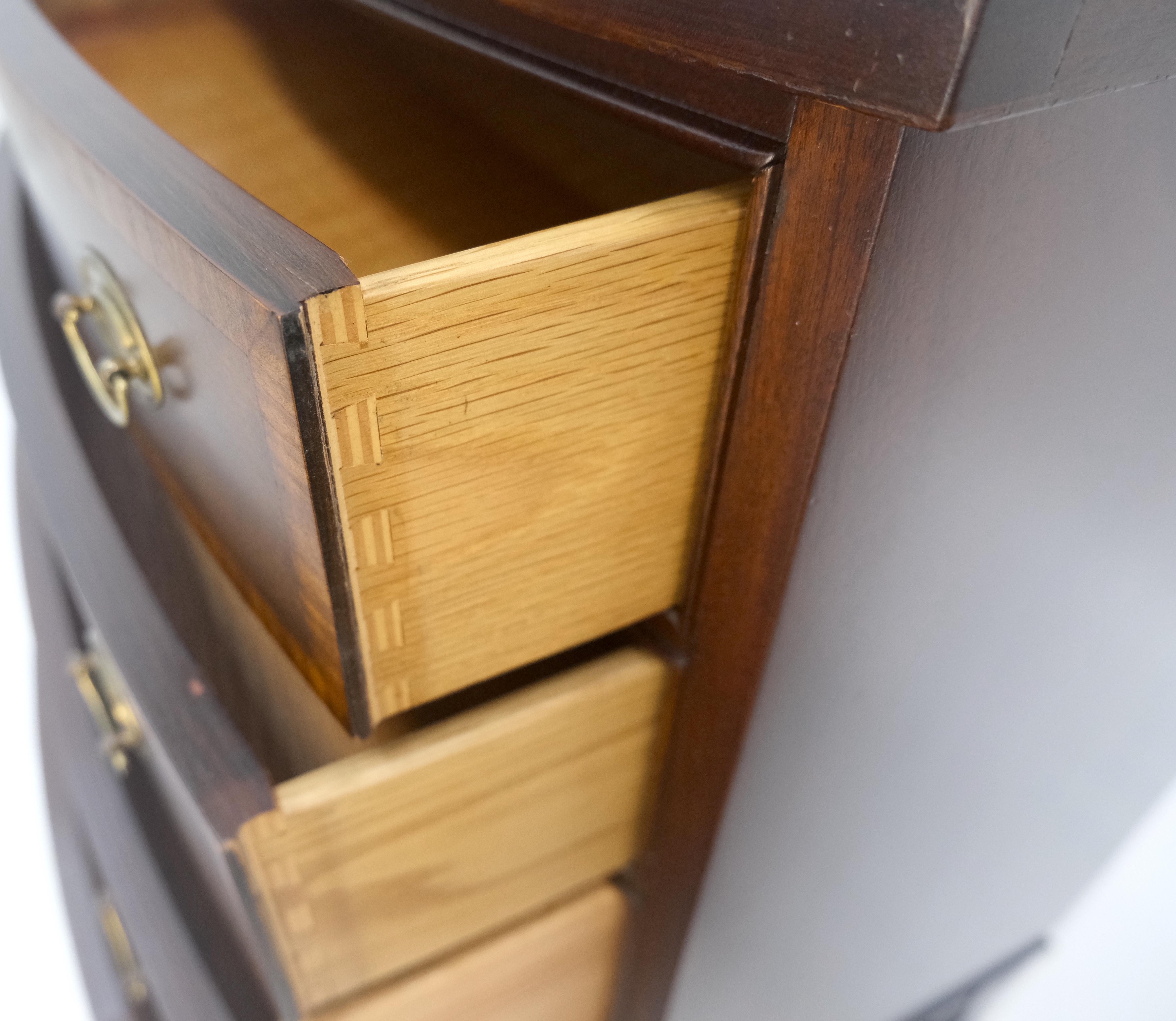 Ottone Coppia di cassetti a fascia con 4 cassetti alti 31