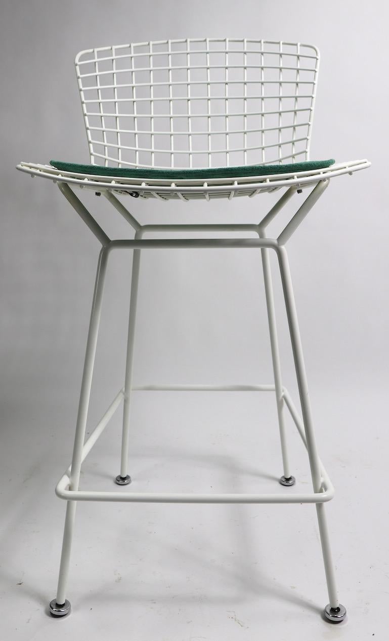 Pair of Bar Counter Stools by Bertoia for Knoll 3