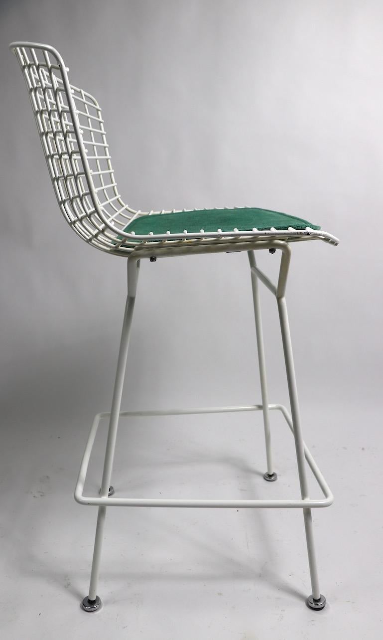 Pair of Bar Counter Stools by Bertoia for Knoll 5