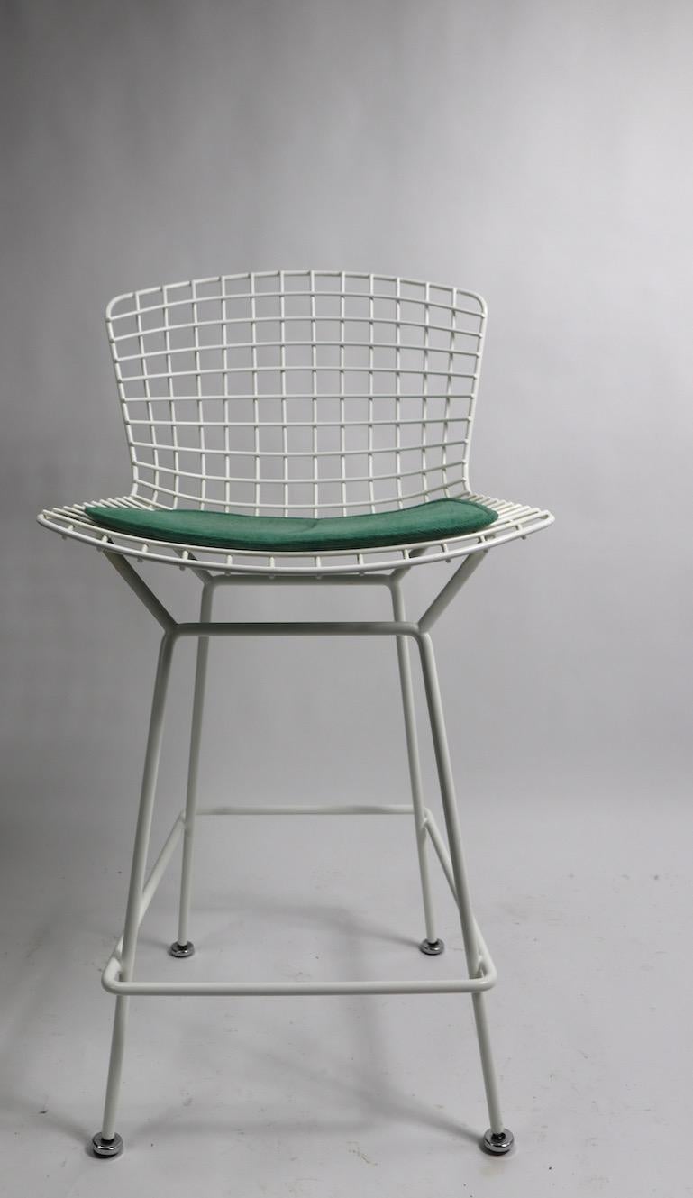 Pair of Bar Counter Stools by Bertoia for Knoll 2