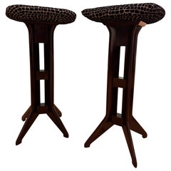 Pair Bar stools by Cesare Lacca