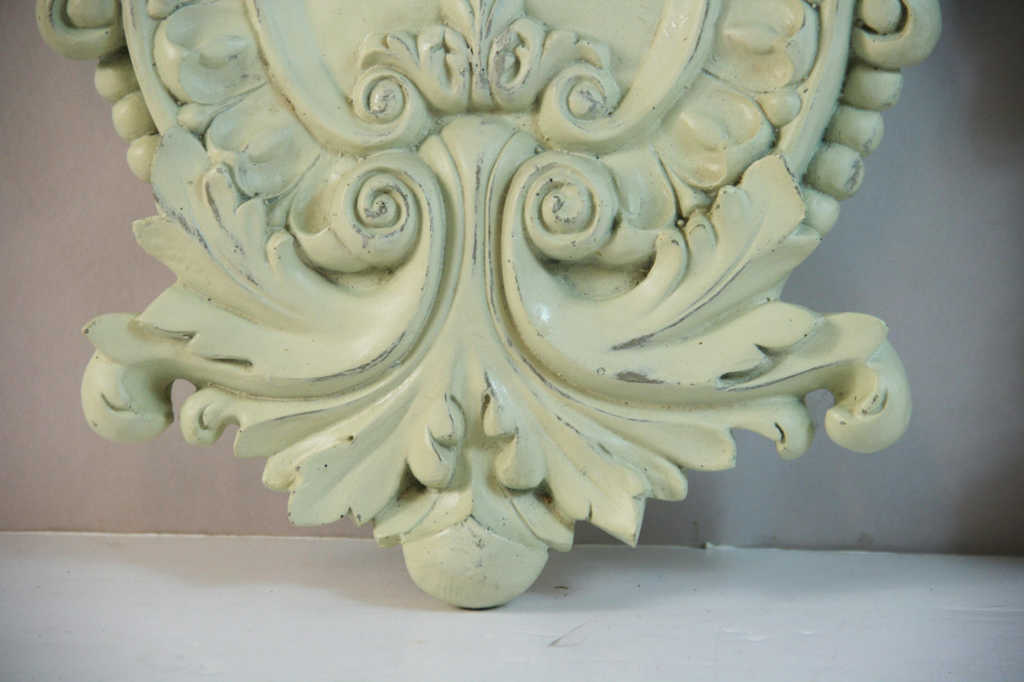 Pair Baroque Wall Plaques For Sale 1