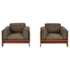 Pair Bastiano Lounge Chairs by Tobia Scarpa for Gavina, Italy, 1970