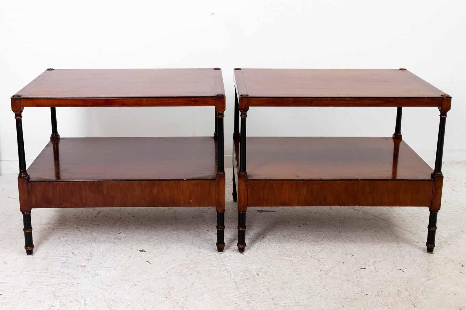 Pair Beacon Hill Regency Style End Tables 4