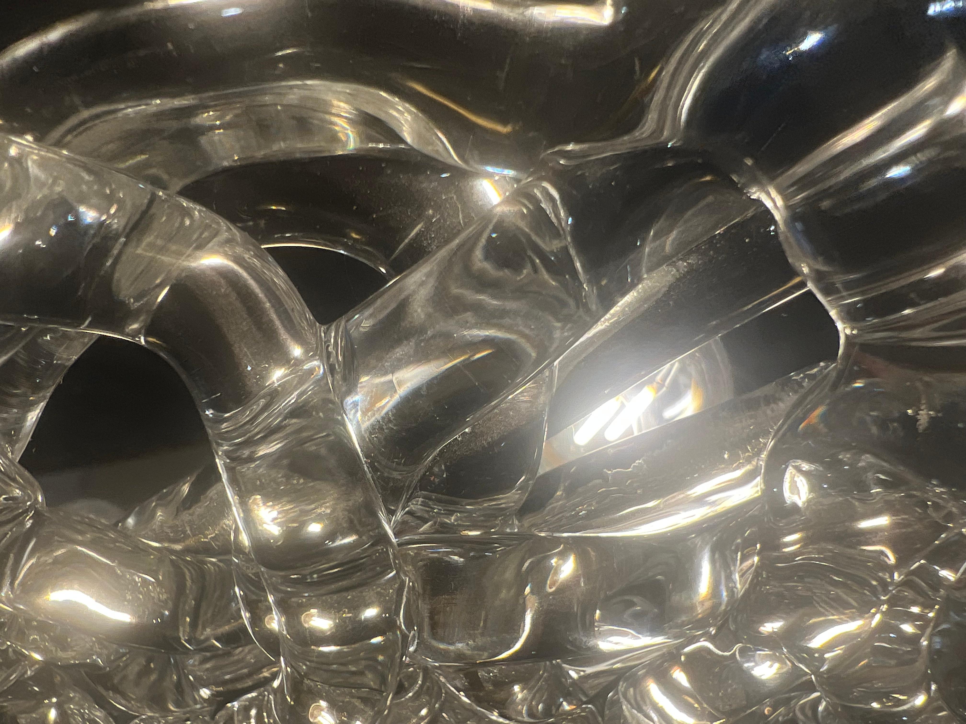 Pair Beautiful 1980’s Vintage Italian Murano chandeliers For Sale 8