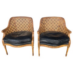 Pair Bergeres Oversized