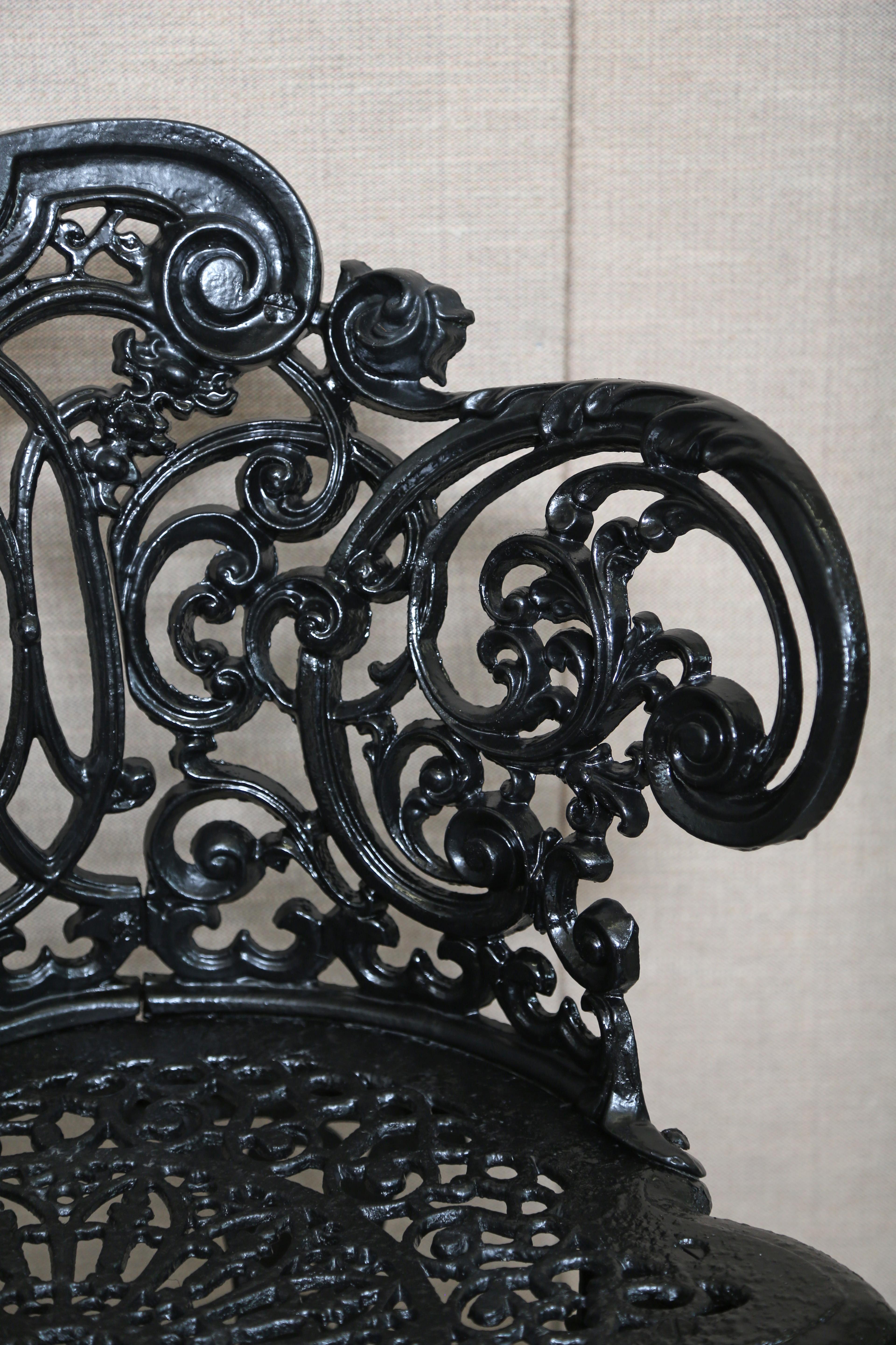 cast iron garden chairs for sale