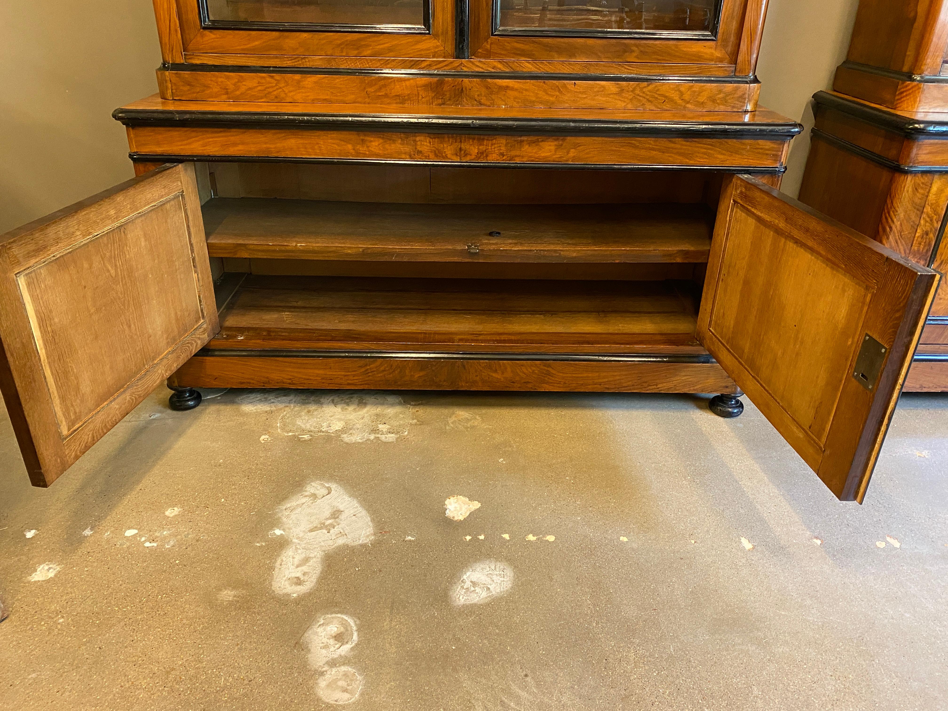 Pair of Biedermeier Cabinets, Austria, 19th Century In Good Condition In Austin, TX