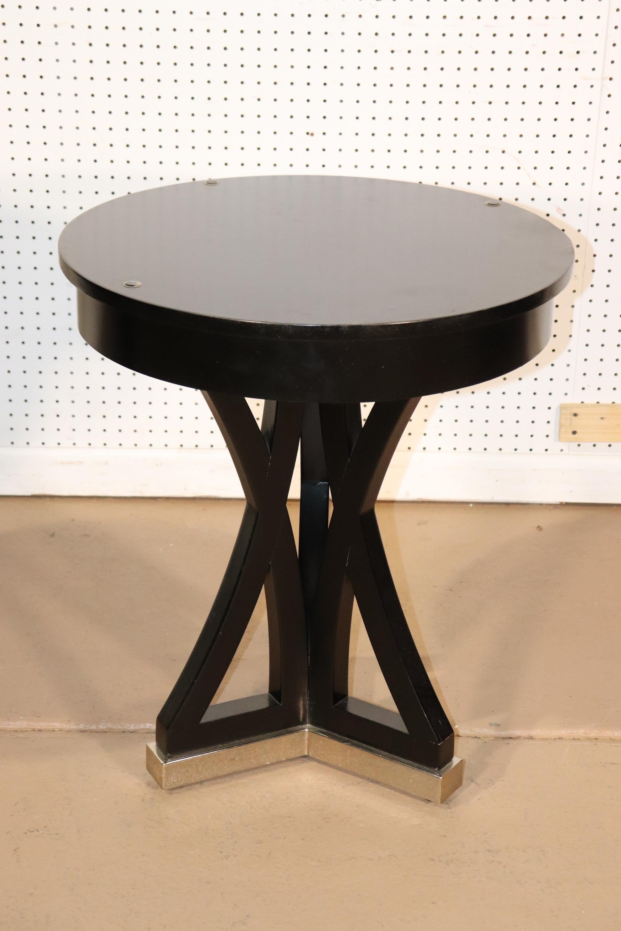 These attractive tables measure 24 wide x 24 deep x 28 tall.