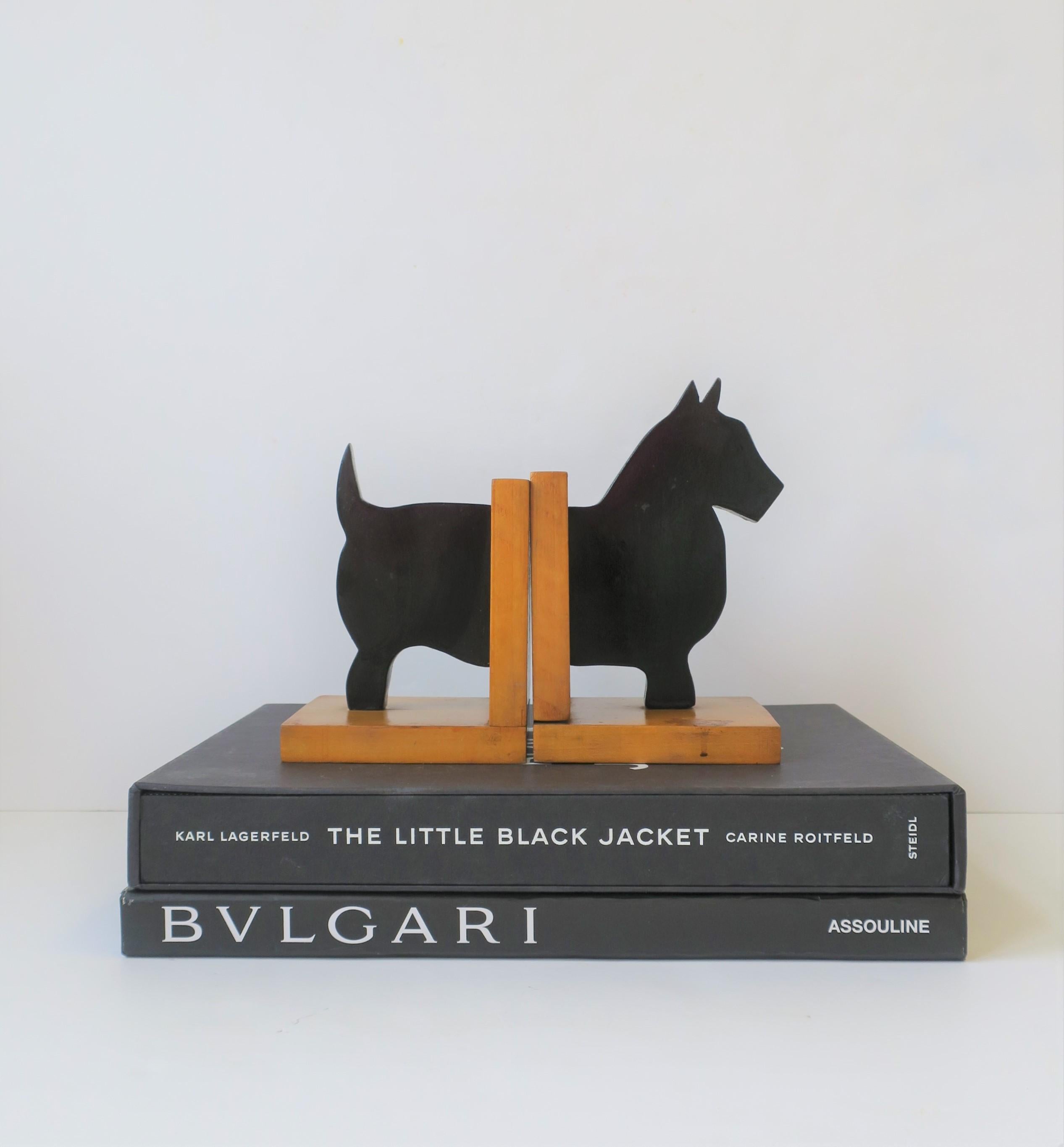 scottish terrier bookends