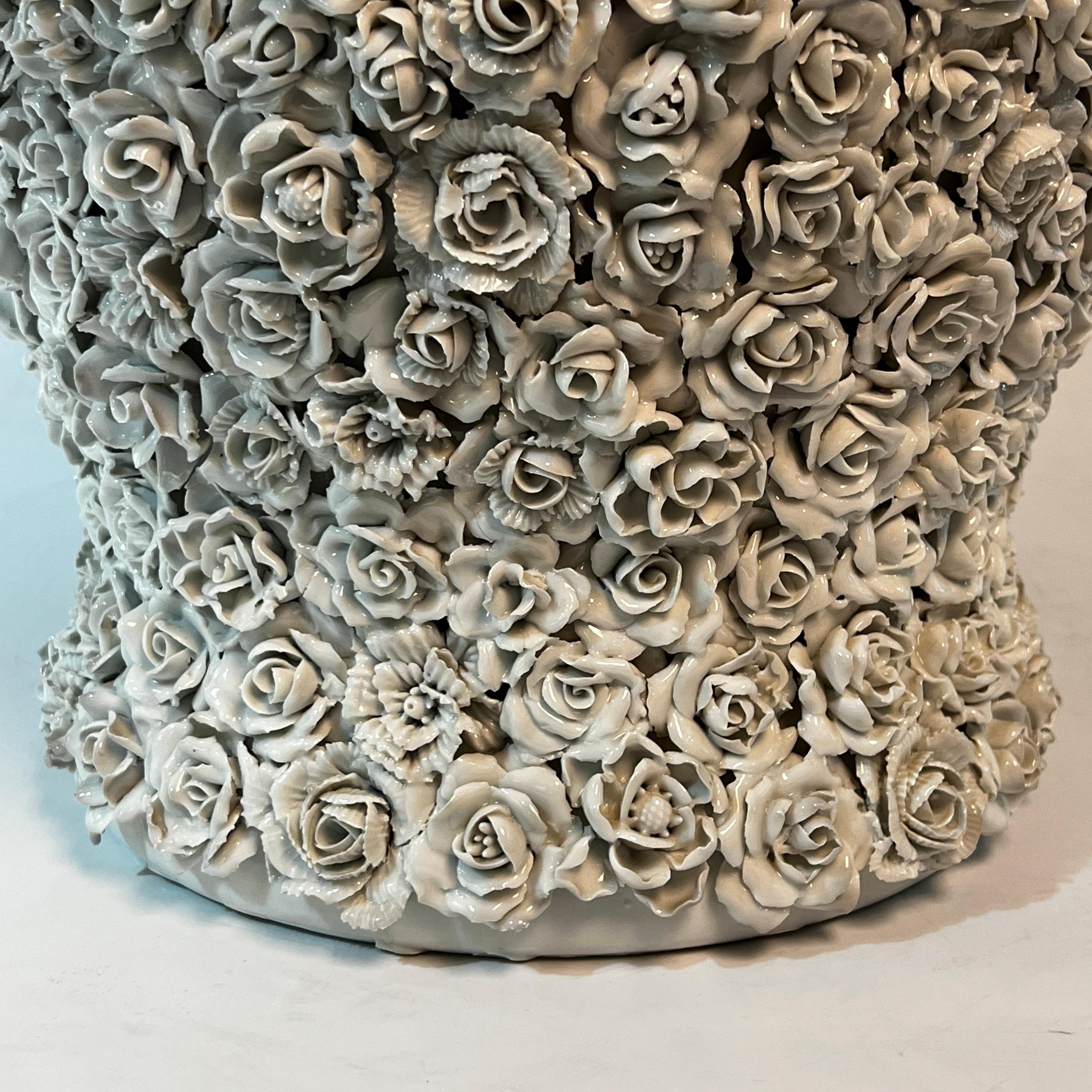 Pair Blanc de Chine Schneeballen Porcelain Vases with Covers 2