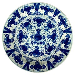 Pair Blue and White Delft Chargers, 18th Century, circa 1770