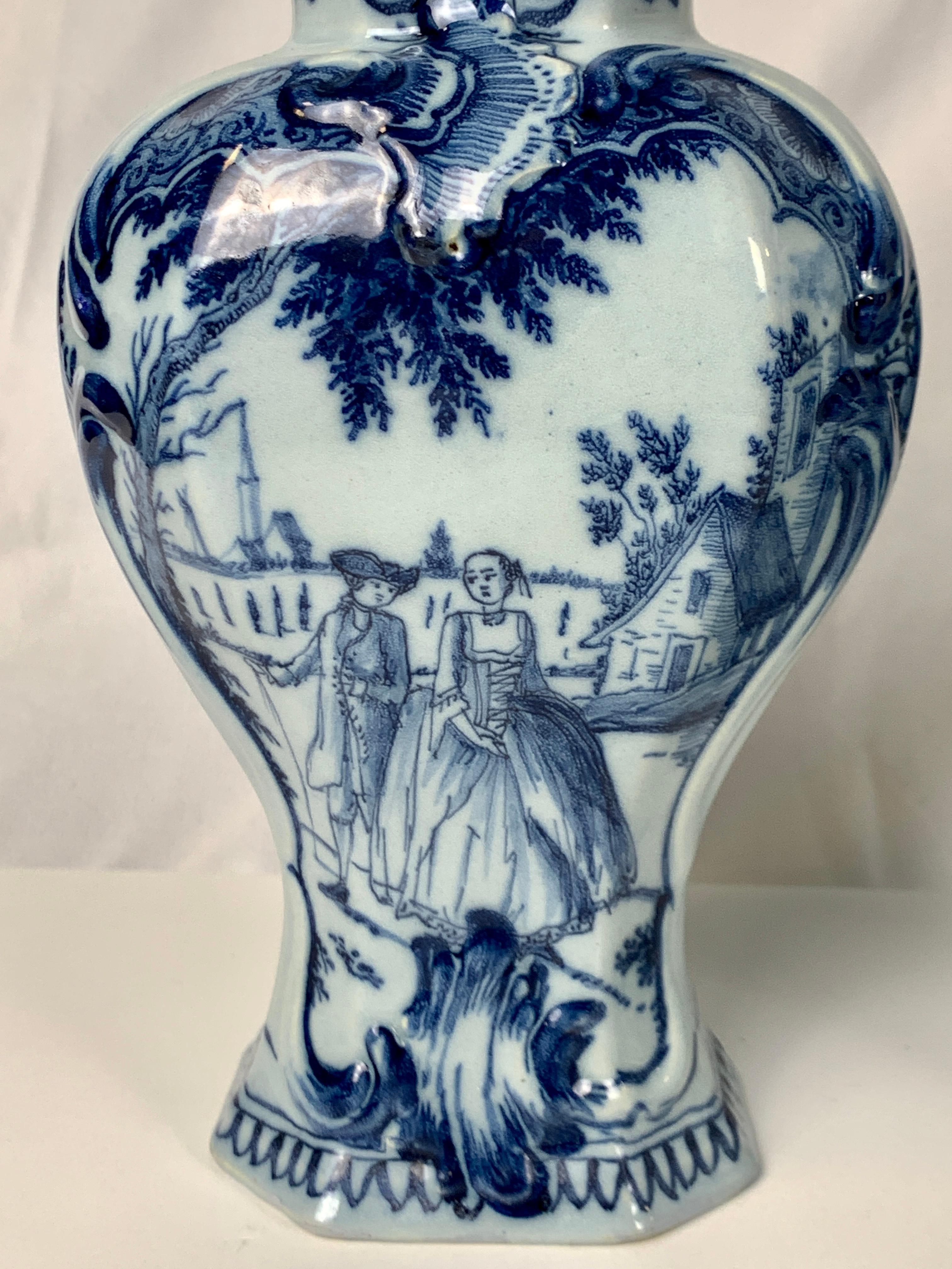 mantle vases pair