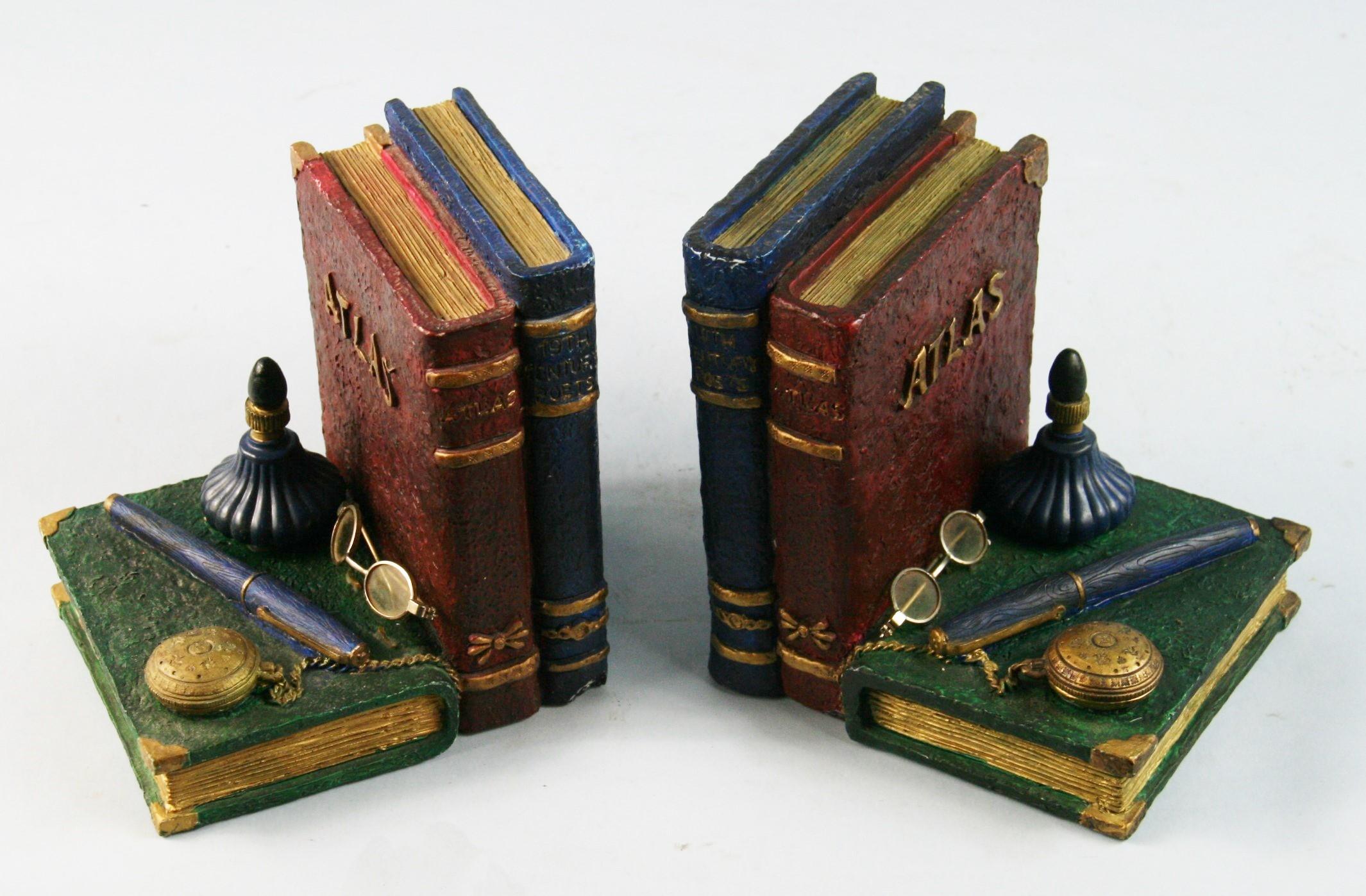 Pair Book and Pen Bookends 1
