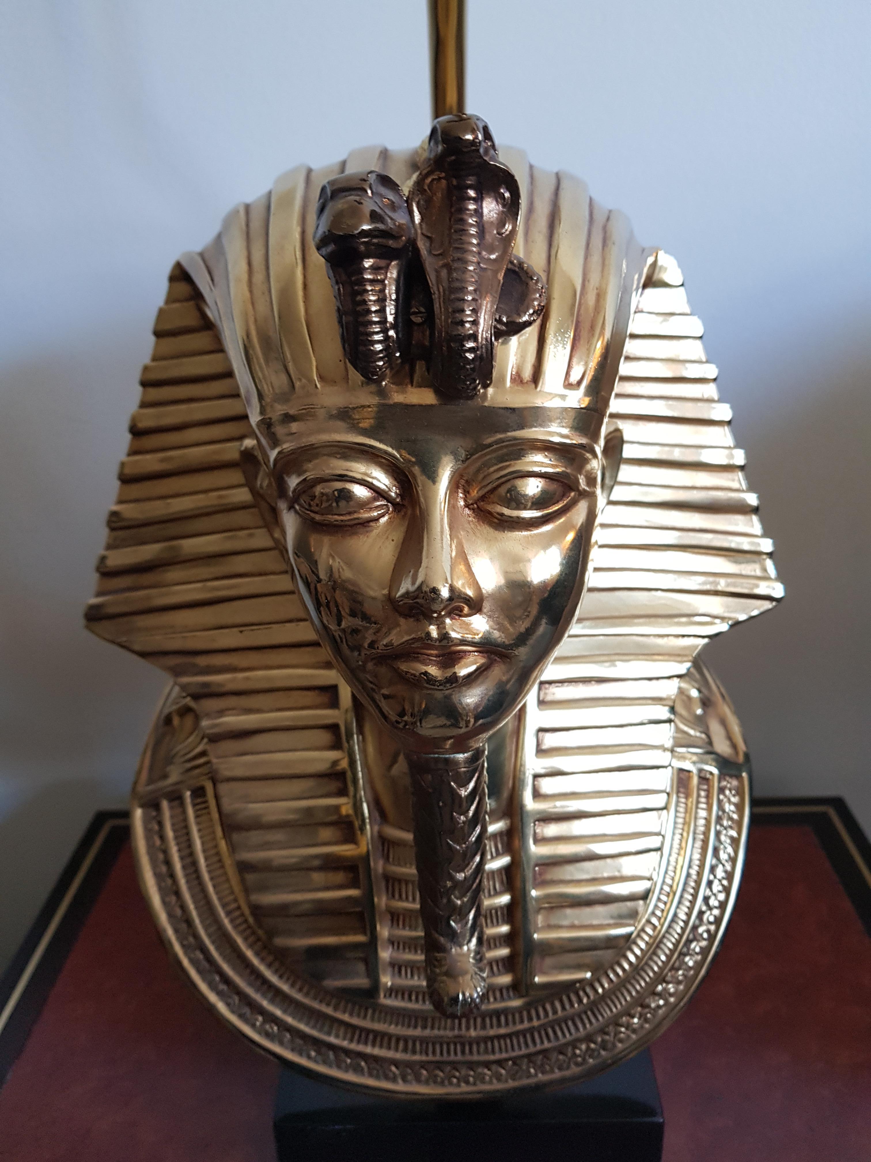 Vintage  Pharaoh Table Lamps, Hollywood Regency 2