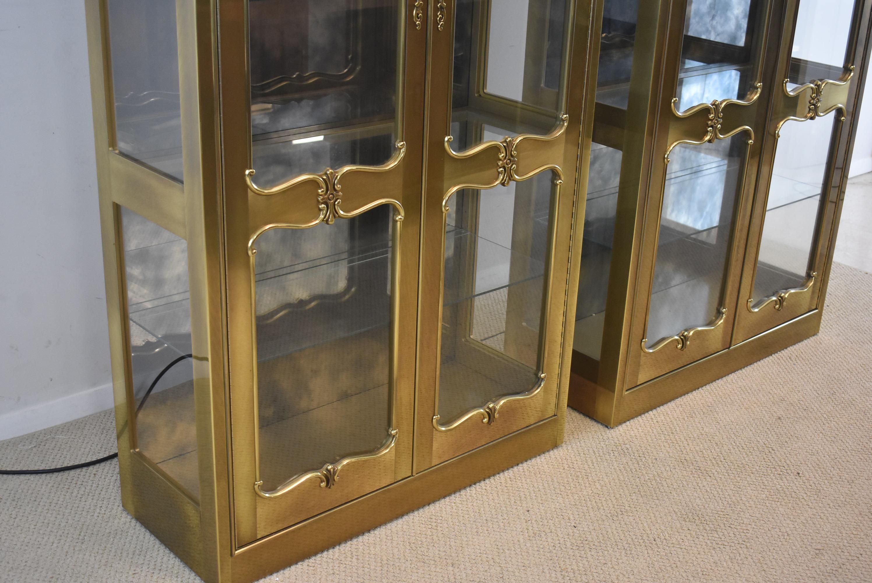 lighted display cabinets