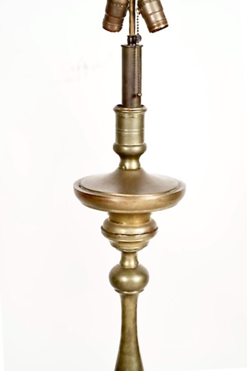 19th Century Pair Bronze Spanish-Style Floor Lamps For Sale