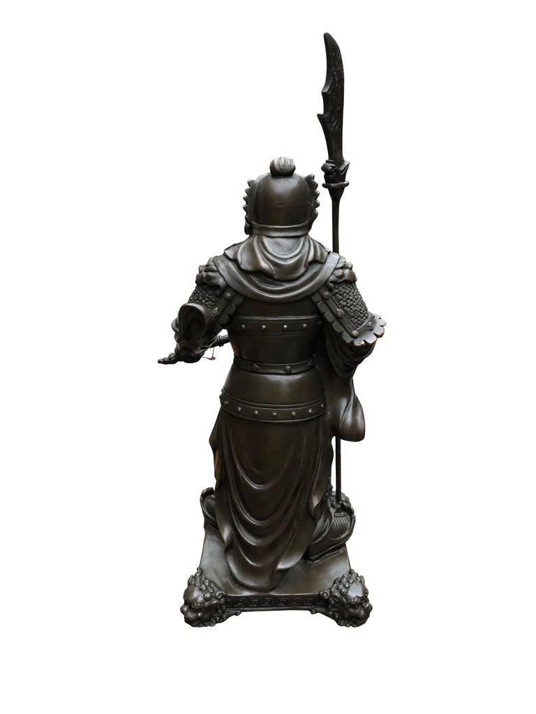 small samurai statue