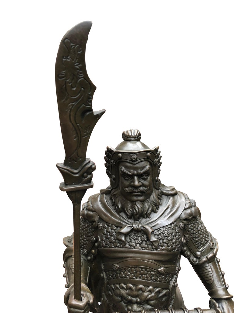 small samurai statue