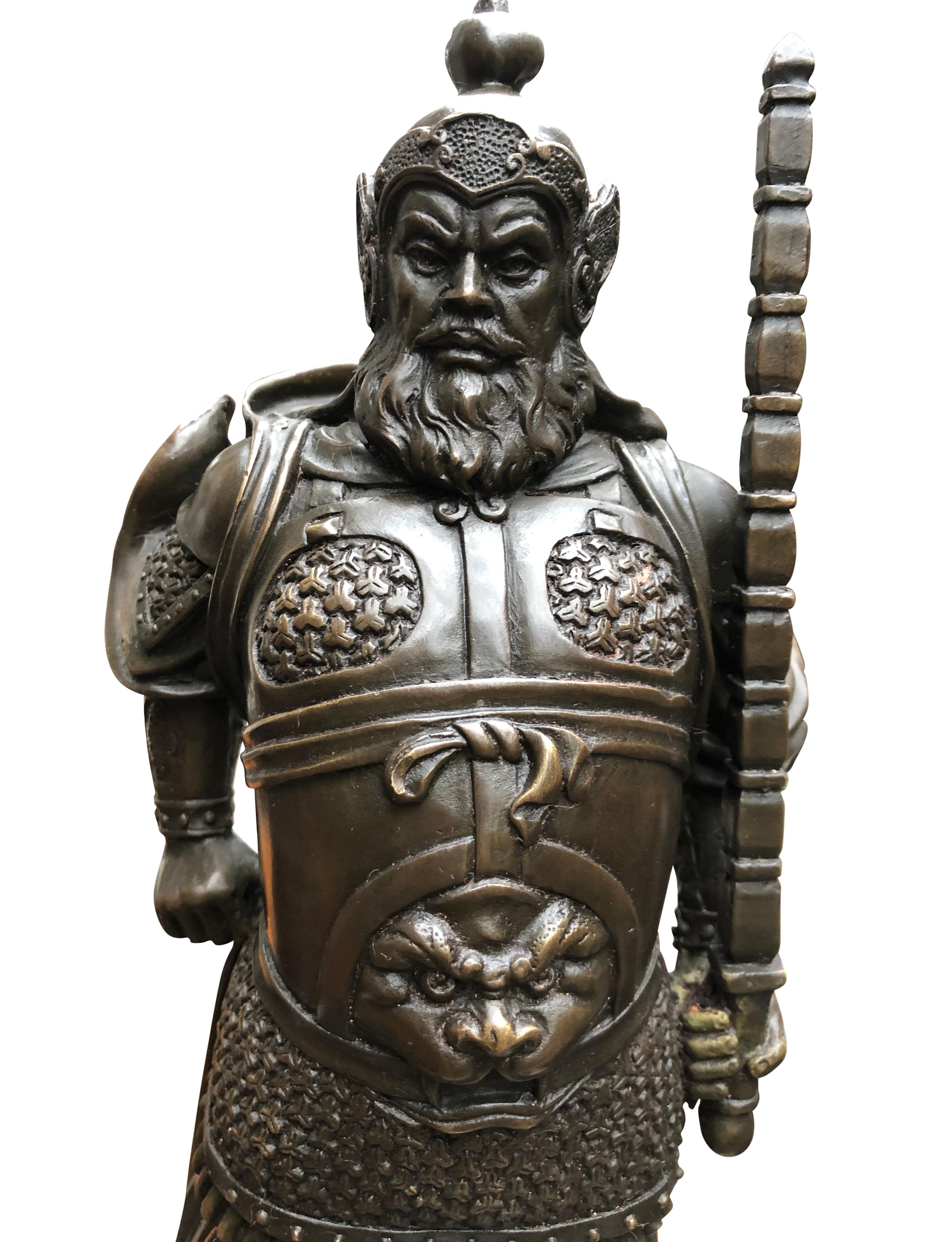 samurai statue