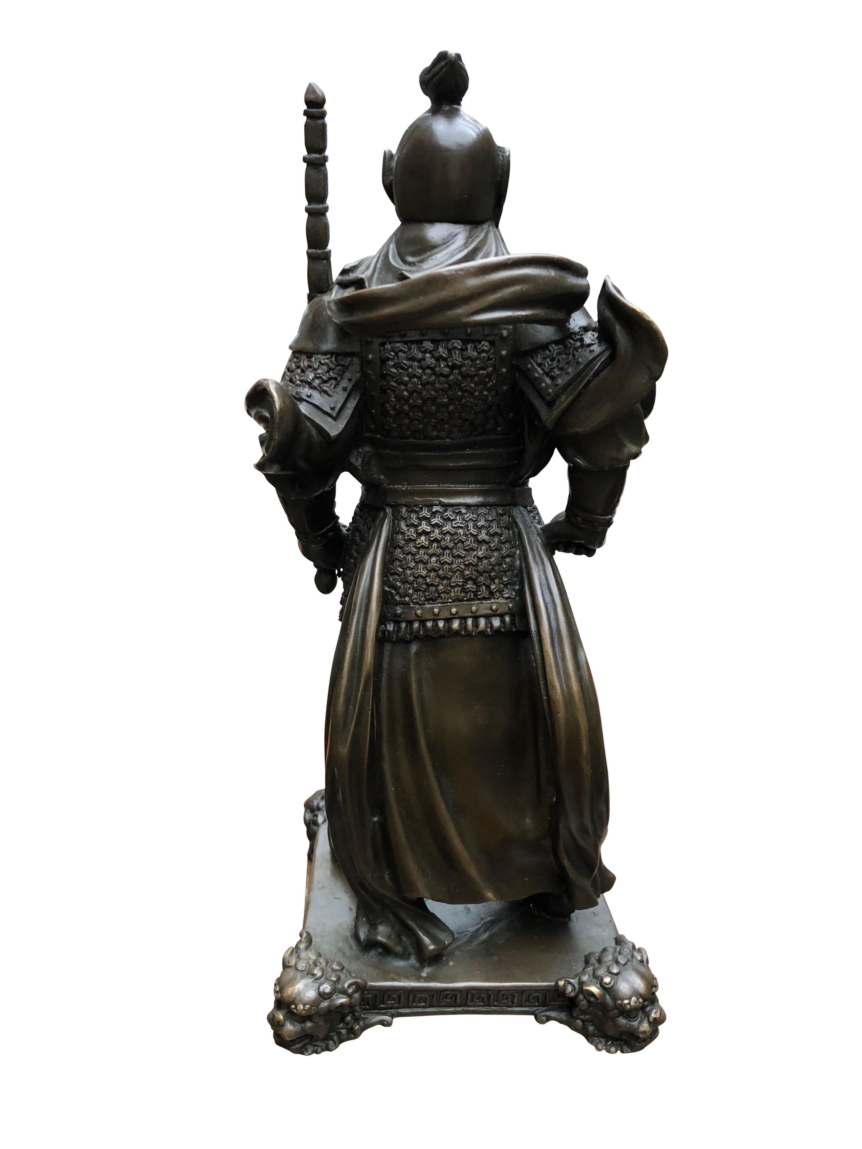 japanese samurai statue