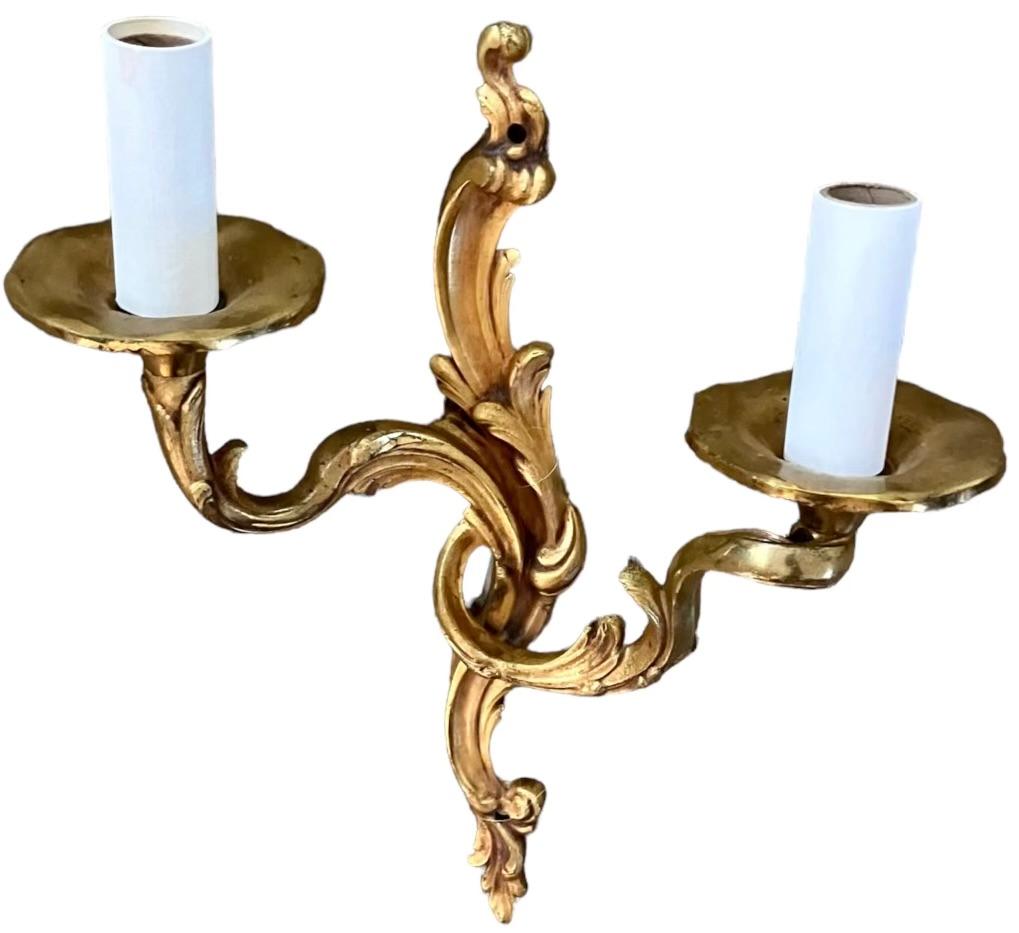 Francese Coppia di sconsigliere in bronzo in stile Luigi XV in vendita