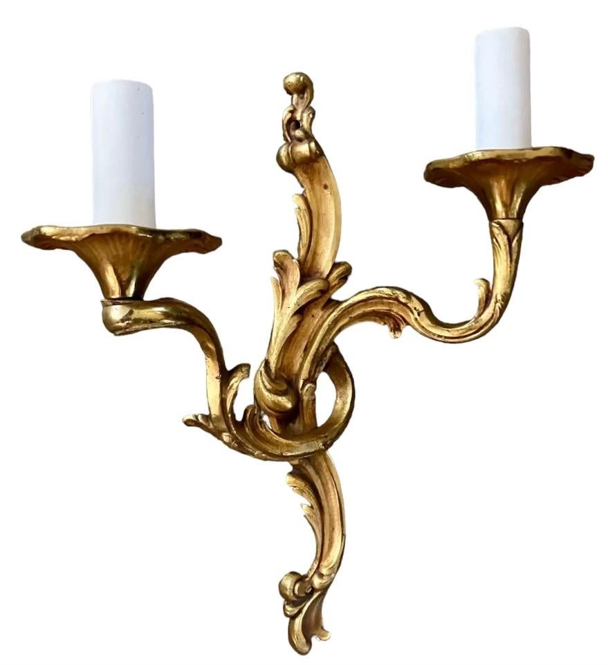 Coppia di sconsigliere in bronzo in stile Luigi XV In condizioni buone in vendita a New York, NY