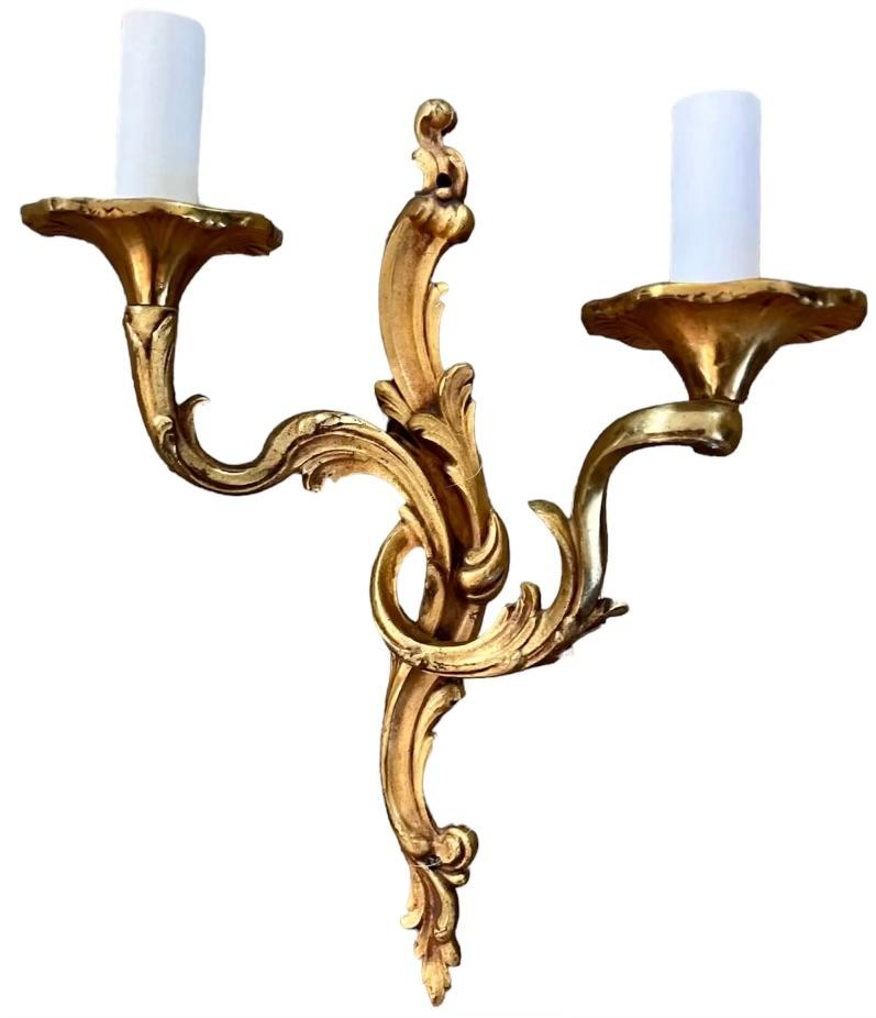 Inizio XX secolo Coppia di sconsigliere in bronzo in stile Luigi XV in vendita