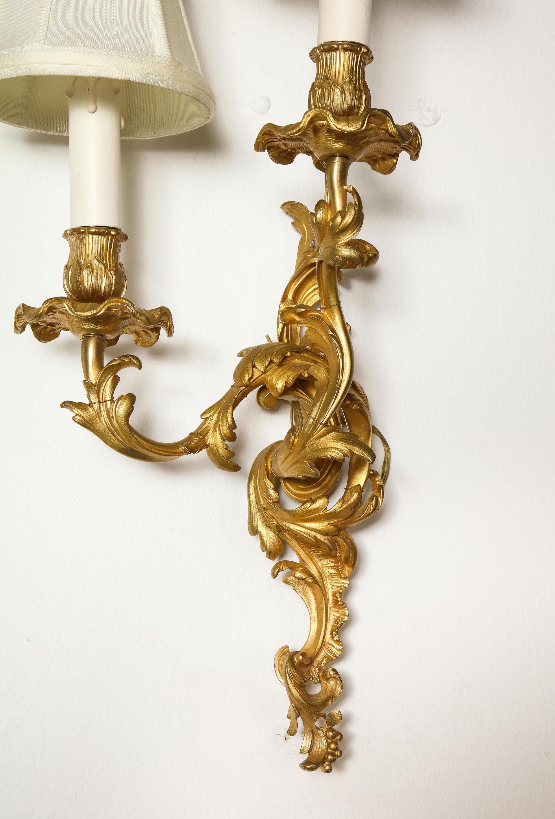 Pair of Bronze Sconces 2