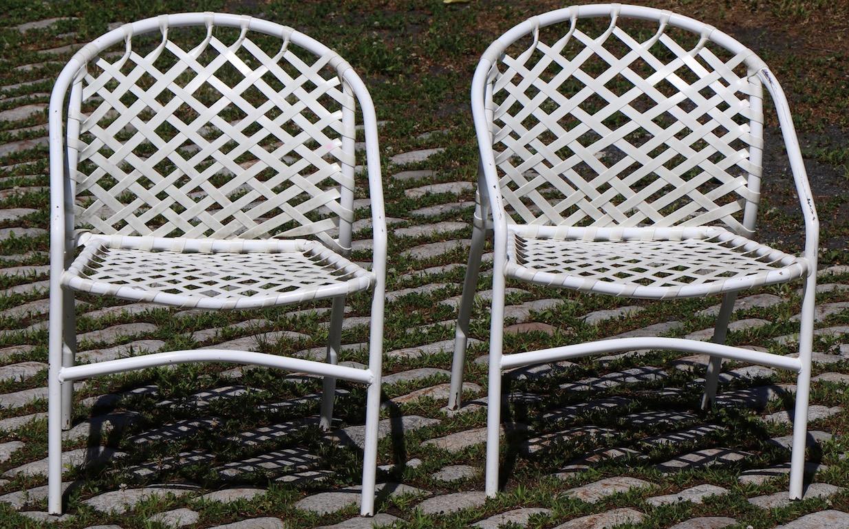 Pair of Brown Jordan Kantan Garden Patio Chairs by Tadao Inouye 3