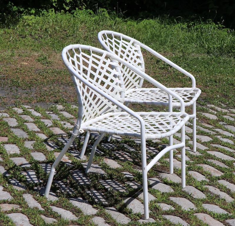 Pair of Brown Jordan Kantan Garden Patio Chairs by Tadao Inouye 6