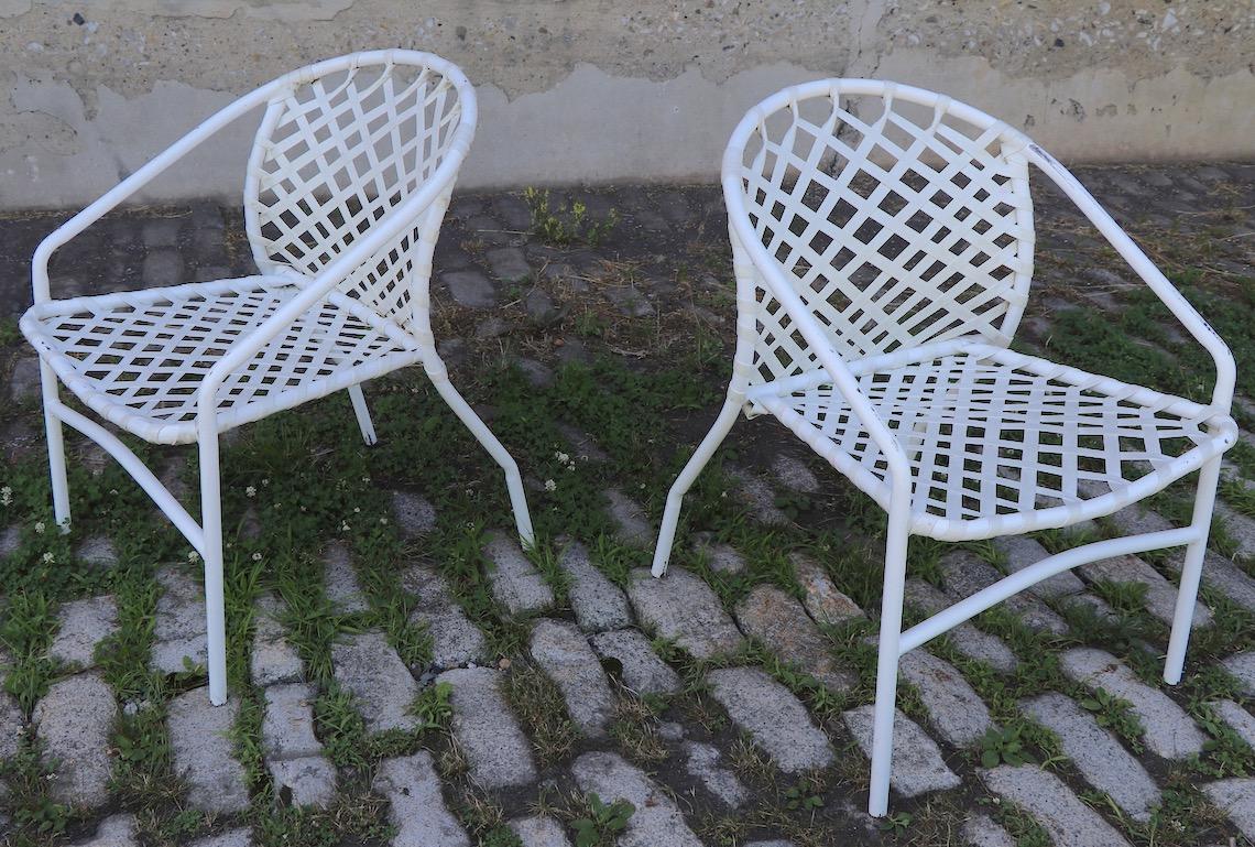 Pair of Brown Jordan Kantan Garden Patio Chairs by Tadao Inouye 7